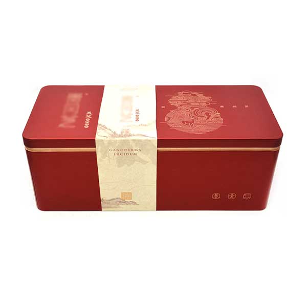 長(zhǎng)方形靈芝保健品鐵盒